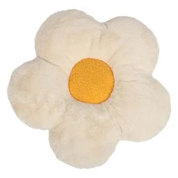 Coockoo Coussin Lazy Daisy pour Chat Beige/Jaune 50x50x8cm