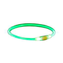 Trixie Flash Collier Lumineux pour Chien Vert