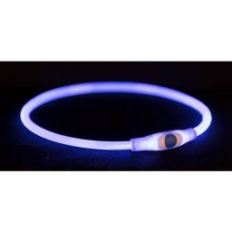 Trixie Flash Collier Lumineux pour Chien Bleu