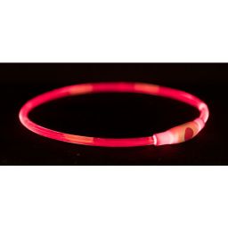 Trixie Flash Collier Lumineux pour Chien Rouge