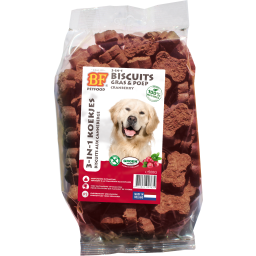 Bf Petfood 3 In 1 Koekjes Cranberry 500g