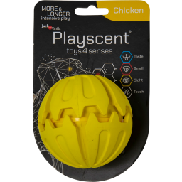 Jack And Vanilla Playscent Balle pour Chien au Poulet 8cm