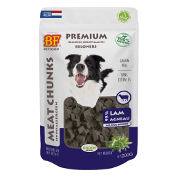 Bf Petfood Meat Chunks Lam 200g
