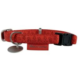 Collier Mac Leather Rouge