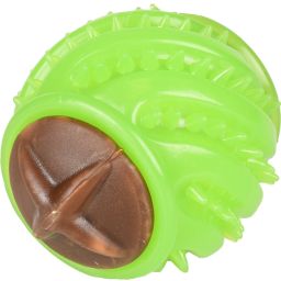 Jchien Tpr Krico Balle Vert L Dia 9cm + 2 Friandises Avec Arôme Poulet