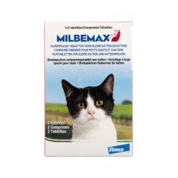 Milbemax Kleine Kat 0,5-2kg - 2 Tabletten