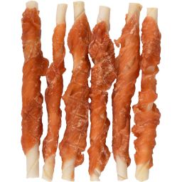 Flamingo R'Hide Friandises pour Chien Bâtonnet avec Poulet 12cm 28-32 pcs 350g