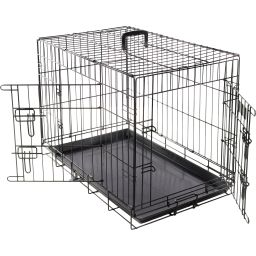Cage Pour Chien Ebo Noir S 61x43x50cm