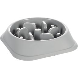 Flamingo Gamelle Bobo Slow Feeder Gris 500ml