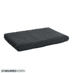 51 Degrees North - Orthopedisch Kussen Quilted - Dark Grey