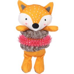 Flamingo Jouet Chiot Britty Grand Renard Ocre