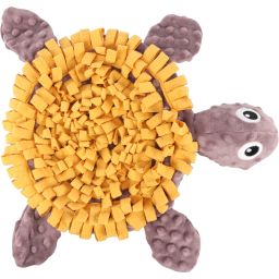 Flamingo Snuffelmat Morgano Schildpad Oker/ Taupe 38x39x6,5cm