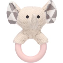 Flamingo Jouet Chiot Fabbo Éléphant Avec Anneau Blanc