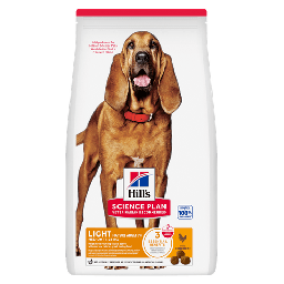 Hill's Science Plan Light Mature Medium Adult 7+ Hondenvoer met Kip 12kg