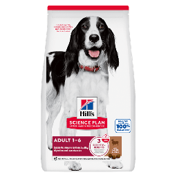 Hill’s Science Plan Croquettes Chien Adult Medium Agneau & Riz 2,5 kg