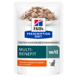 Hill's Prescription Diet W/D Multi-benefit pour Chat 12x85g