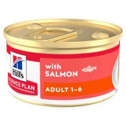 Hill's Science Plan Adult Mousse pour Chats au Saumon 12x85g