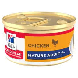 Hill's Science Plan Mature Adult Mousse pour Chats au Poulet 12x85g