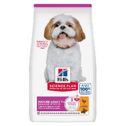 Hill’s Science Plan Mature Adult Small & Mini Croquettes pour Chien Mature au Poulet - Petite et très Petite Race 6kg