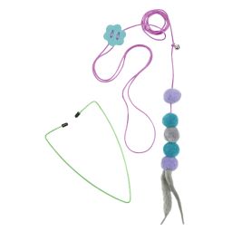 Yogi Family Accroche Porte Jouet pour Chats avec Boules 180cm