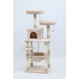 Good Arbre à Chat Freya 55x45x143cm Beige