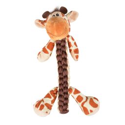 Zoo friends Gino giraf stick 32x22x11,5cm bruin