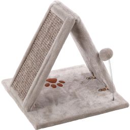 Flamingo Krabplank Greta Grijs Driehoek 40x40x38cm