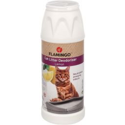Flamingo Désodorisant De Litière pour Chat Citron 750g