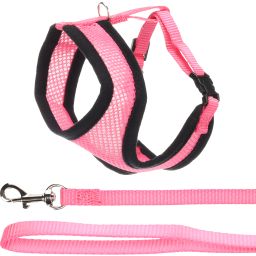 Flamingo Chaton Harnais Avec Laisse Harms Rose 28cm 32-41cm 110cm