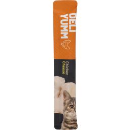 Flamingo Deli Yumm Pasta Kattensnack met Kip & Kaas 70g