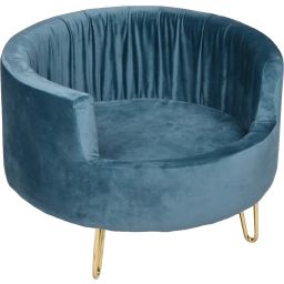 Sofa Vivi Bleu Pétrole 48x48x33cm