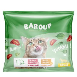 Barouf Brokjes in Saus Zalm & Eend 4x100g