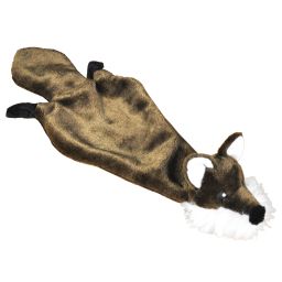 Speelgoed Hond Pluche Vos Donkerbruin 51cm