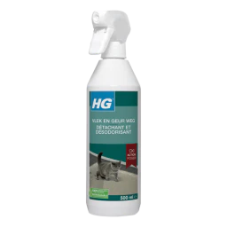 HG Détachant et Désodorisant pour Environnements avec Chats 500ml