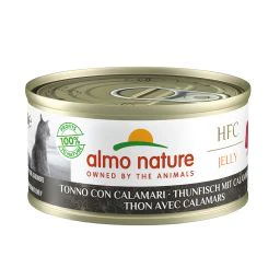 Almo Nature HFC Boîte pour Chats au Thon et Calamars 70g