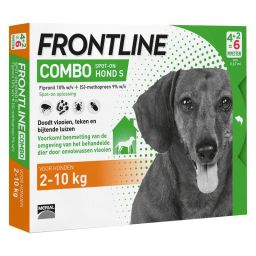 Frontline Combo Spot-on S Voor Honden 2-10kg 6 Pip