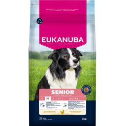 Eukanuba Senior Medium Breed Croquettes pour Chien aux Poulet