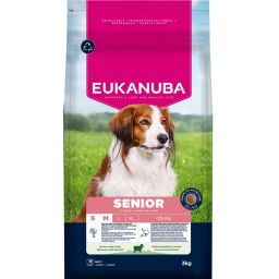 Eukanuba Senior Small en Medium Breed Croquettes pour Chien à l'Agneau et Riz