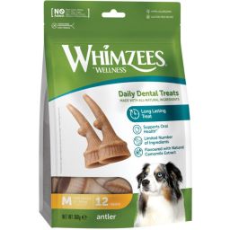 Whimzees Antler Snack À Mâcher Pour Petits Chiens 12pcs