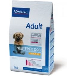 Virbac Veterinary Hpm Adult Neutered Small & Toy pour chien 7kg