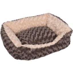 Panier Cuddly Rectangulaire Taupe 50x40x15cm