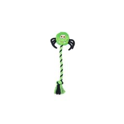 Beeztees Halloween Jouet pour Chien Peluche Araignée avec Corde