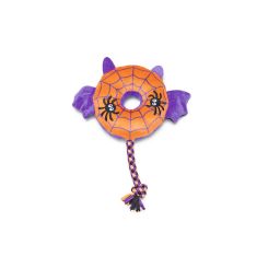 Beeztees Halloween Jouet pour Chien Peluche Donut Chauve-souris