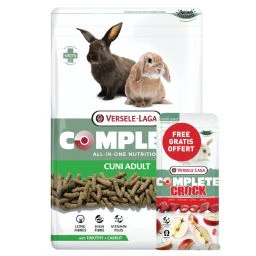 Versele-Laga Cuni Adult pour Lapin et Crock Snack de Pomme Paquet 1,75kg+50g