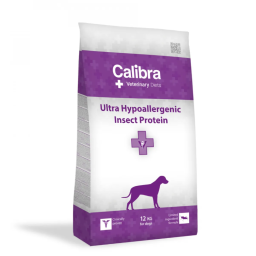 Calibra Veterinary Diets Ultra Hypoallergenic à la Protein d'Insecte pour Chien 12kg