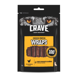 Crave Chicken Wraps Pour Chien Bâtonnets de viande 50g