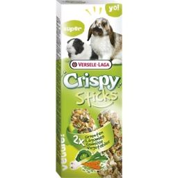 Crispy Sticks Konijnen-Cavia's Groenten 2 stuks 110g