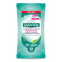 Sanytol Tissues Désinfectants à l' Eucalyptus 120 Pièces