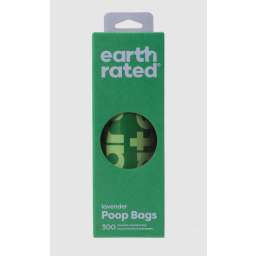 Earth Rated Sacs à Déjections Lavende 300 Pièces