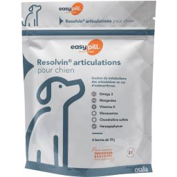 EASYPILL CHIEN RESOLVIN ARTICULATIONS - 6 BARRES DE 28 GRS